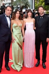Adria Arjona Wears Custom Louis Vuitton at Cannes