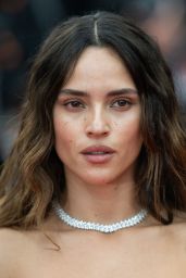 Adria Arjona Wears Custom Louis Vuitton at Cannes