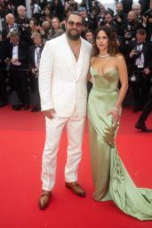Adria Arjona Wears Custom Louis Vuitton at Cannes