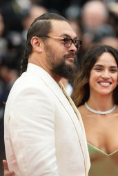 Adria Arjona Wears Custom Louis Vuitton at Cannes