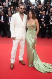 Adria Arjona Wears Custom Louis Vuitton at Cannes