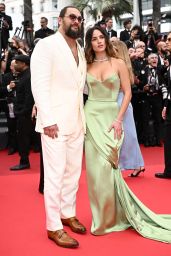 Adria Arjona Wears Custom Louis Vuitton at Cannes