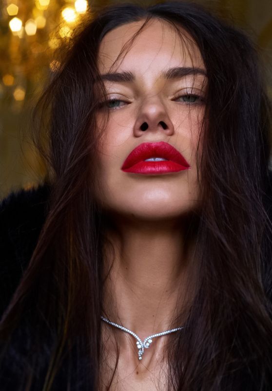 Adriana Lima Featured in Vogue France