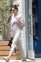 Alessandra Ambrosio Spotted at Cookies Cannabis Dispensary