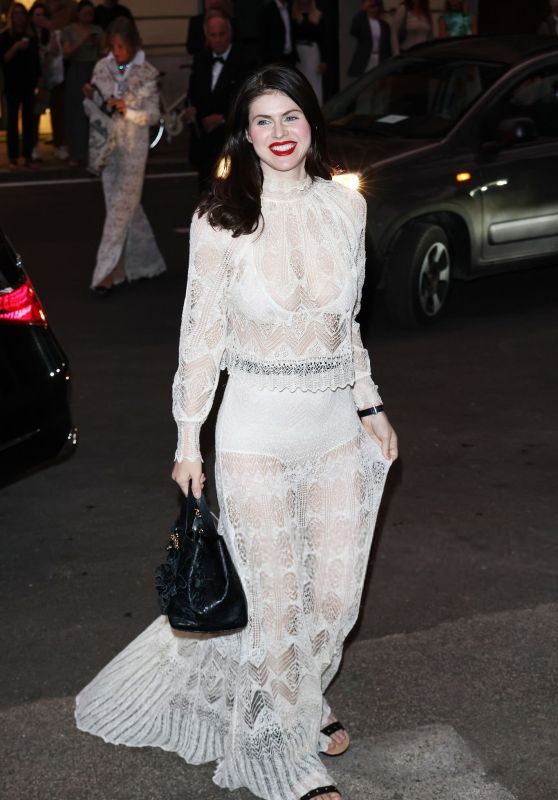 Alexandra Daddario Dazzles at Dior Cruise 2026 Rome
