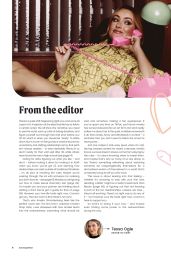 Amelia Dimoldenberg Polka Dot Look in Cosmopolitan 2025