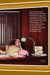 Amelia Dimoldenberg Polka Dot Look in Cosmopolitan 2025