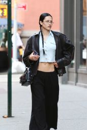 Amelia Hamlin Embraces Edgy Street Style in SoHo 04.30.2025