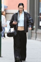 Amelia Hamlin Embraces Edgy Street Style in SoHo 04.30.2025