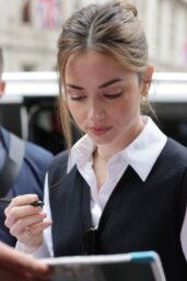 Ana de Armas London Hotel Arrival May 2025