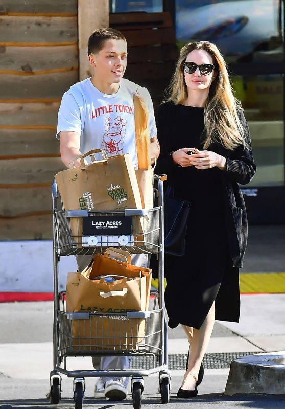Angelina Jolie and Knox Step Out in Los Angeles 05.01.2025