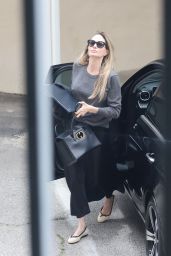 Angelina Jolie’s Chic Arrival at CARA Restaurant