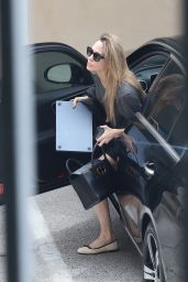 Angelina Jolie’s Chic Arrival at CARA Restaurant