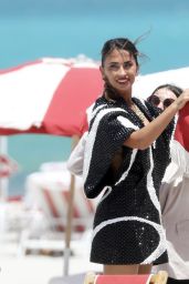 Antonela Roccuzzo Stuns in Beachside Photoshoot in Miami