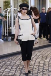 Ariana Greenblatt Arrives in Style at Cannes