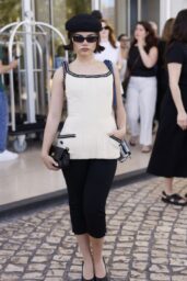 Ariana Greenblatt Arrives in Style at Cannes