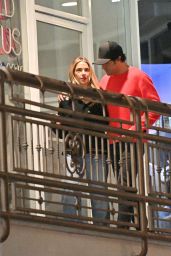 Ashley Benson & Brandon Davis Leave Sushi Park in LA 05.06.2025