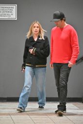 Ashley Benson & Brandon Davis Leave Sushi Park in LA 05.06.2025