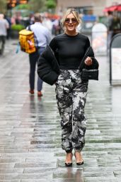 Ashley Roberts Steps Out of Heart Breakfast Studios