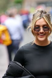 Ashley Roberts Steps Out of Heart Breakfast Studios