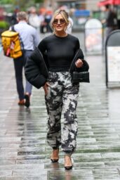 Ashley Roberts Steps Out of Heart Breakfast Studios