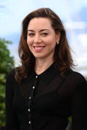 Aubrey Plaza Wears Self-Portrait at Cannes 2025