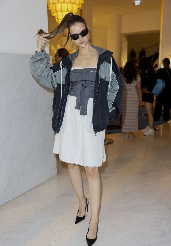 Barbara Palvin Arrives Martinez Hotel Cannes 05.19.2025