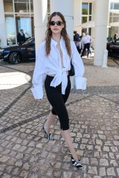 Barbara Palvin Spotted Martinez Hotel 78th Cannes 2025