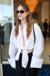 Barbara Palvin Spotted Martinez Hotel 78th Cannes 2025