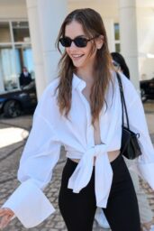 Barbara Palvin Spotted Martinez Hotel 78th Cannes 2025