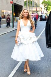 Blake Lively White Elegance in NYC