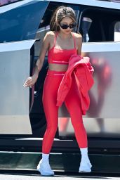 Brenda Song workout-ready in Los Angeles