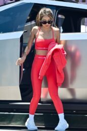 Brenda Song workout-ready in Los Angeles