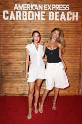 Brooks Nader Attends Amex x Carbone Beach 2025 in Miami