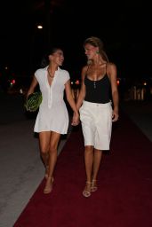 Brooks Nader Attends Amex x Carbone Beach 2025 in Miami
