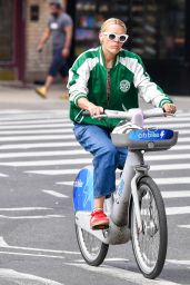 Busy Philipps Enjoys a Bike Ride in New York City