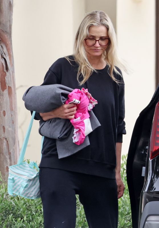 Cameron Diaz and Benji Madden Step Out in Santa Barbara