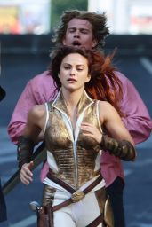 Camila Mendes on Set for Masters of the Universe
