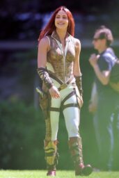 Camila Mendes on Set for Masters of the Universe