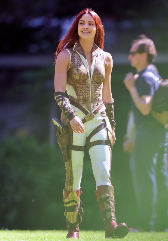 Camila Mendes on Set for Masters of the Universe