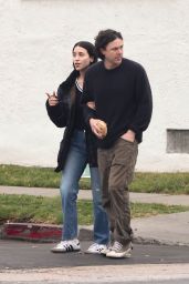 Caylee Cowan and Casey Affleck Grab Lunch in Los Angeles