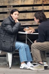 Caylee Cowan and Casey Affleck Grab Lunch in Los Angeles
