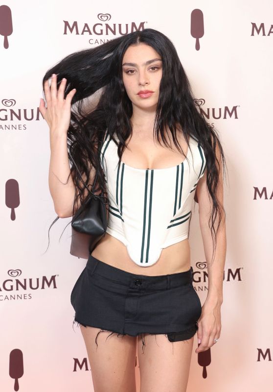 Charli XCX Lights Up Cannes Magnum Party Red Carpet