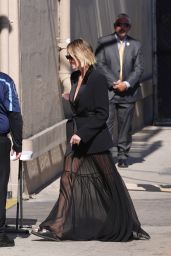 Charlize Theron Masters Casual Chic on Jimmy Kimmel