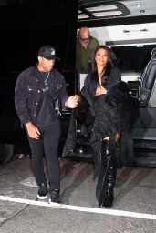 Ciara & Russell Wilson Arrive Hand-in-Hand at Cafe Zaffri