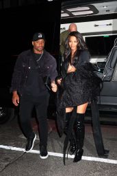 Ciara & Russell Wilson Arrive Hand-in-Hand at Cafe Zaffri
