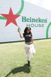 Cierra Ramirez Attends Heineken House Coachella Valley Music and Arts Festival