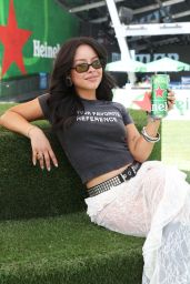 Cierra Ramirez Attends Heineken House Coachella Valley Music and Arts Festival