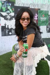 Cierra Ramirez Attends Heineken House Coachella Valley Music and Arts Festival