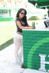 Cierra Ramirez Attends Heineken House Coachella Valley Music and Arts Festival
